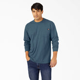 Heavyweight Heathered Long Sleeve Pocket T-Shirt For Men | Dickies