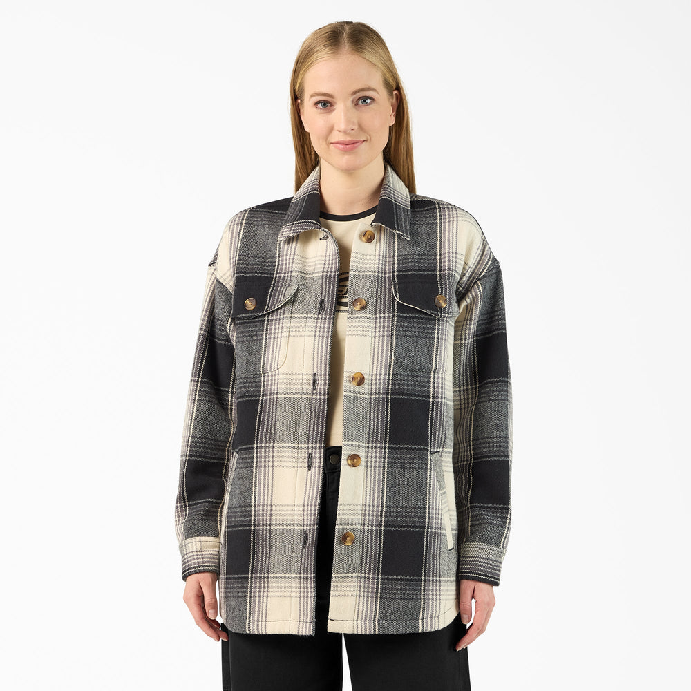 Women's Flannel Shacket For Sale | Dickies