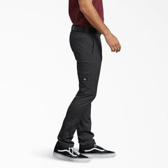 FLEX Skinny Fit Double Knee Work Pants For Men | Dickies