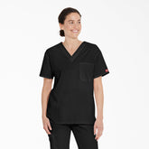 Unisex EDS Signature V-Neck Scrub Top For Men|Scrubs|Women | Dickies
