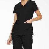 Women's EDS Signature V-Neck Scrub Top For Women|Scrubs | Dickies