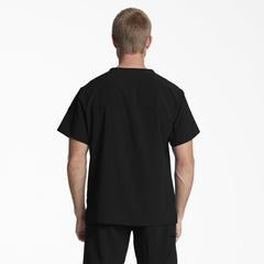 Men's EDS Essentials Tuckable V-Neck Scrub Top For Men|Scrubs | Dickies