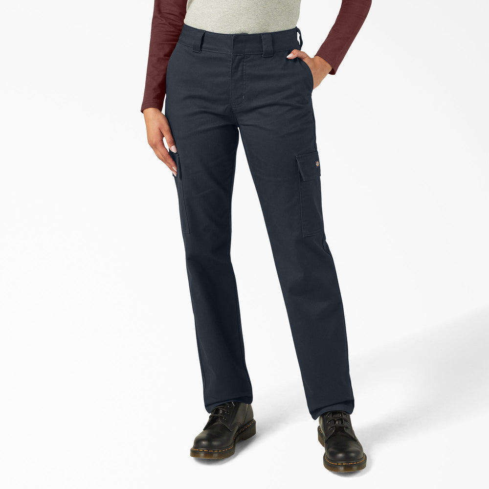 Women's Super Flex Straight Leg Cargo Pants For Women | Dickies