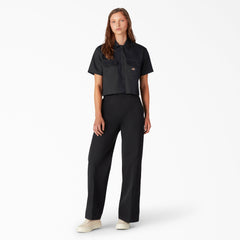 Women's Cropped Work Shirt For Men|Women | Dickies