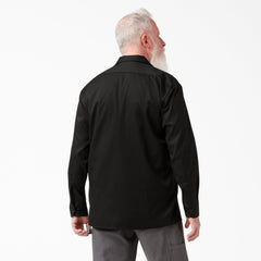 FLEX Relaxed Fit Long Sleeve Work Shirt For Men | Dickies