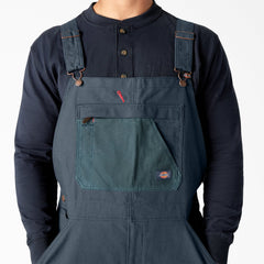 Waxed Canvas Double Front Bib Overalls For Men | Dickies