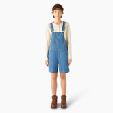 Women's Relaxed Fit Bib Shortalls, 7" For Women | Dickies
