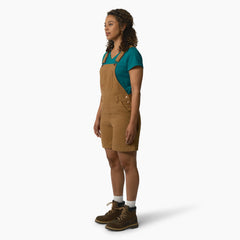 Women's Relaxed Fit Bib Shortalls, 7" For Women|Sale | Dickies
