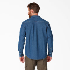 FLEX Denim Long Sleeve Shirt For Men | Dickies