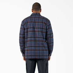 Water Repellent Fleece-Lined Flannel Shirt Jacket For Men|Sale | Dickies