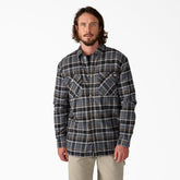 Water Repellent Fleece-Lined Flannel Shirt Jacket For Men|Sale | Dickies