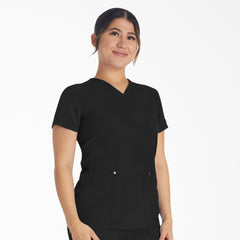 Women's EDS NXT V-Neck Scrub Top For Women|Scrubs | Dickies