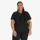 Women's EDS Essentials Mock Wrap Scrub Top For Women|Scrubs | Dickies