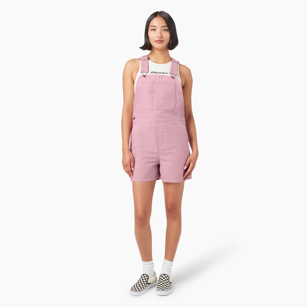 Women's Duck Canvas Bib Shortalls, 4" For Sale | Dickies