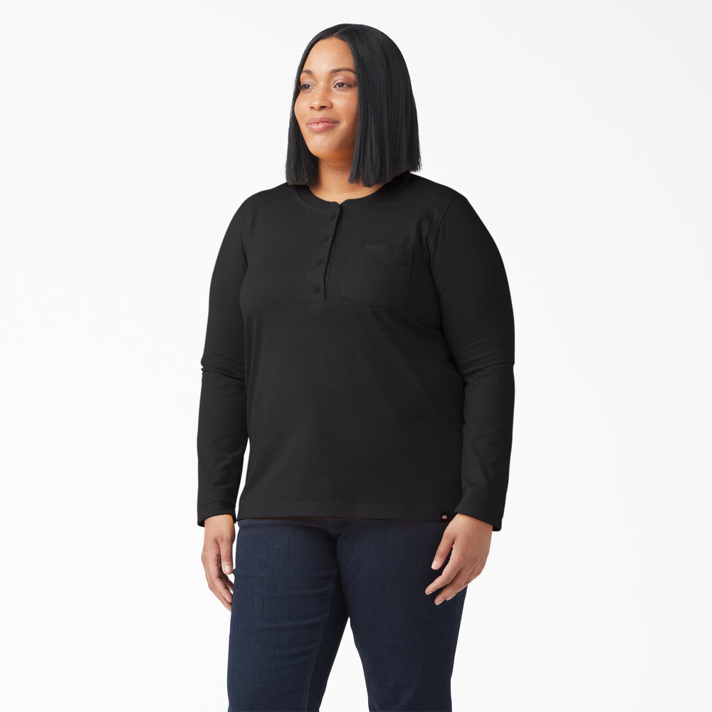 Women's Plus Heavyweight Henley For Women | Dickies