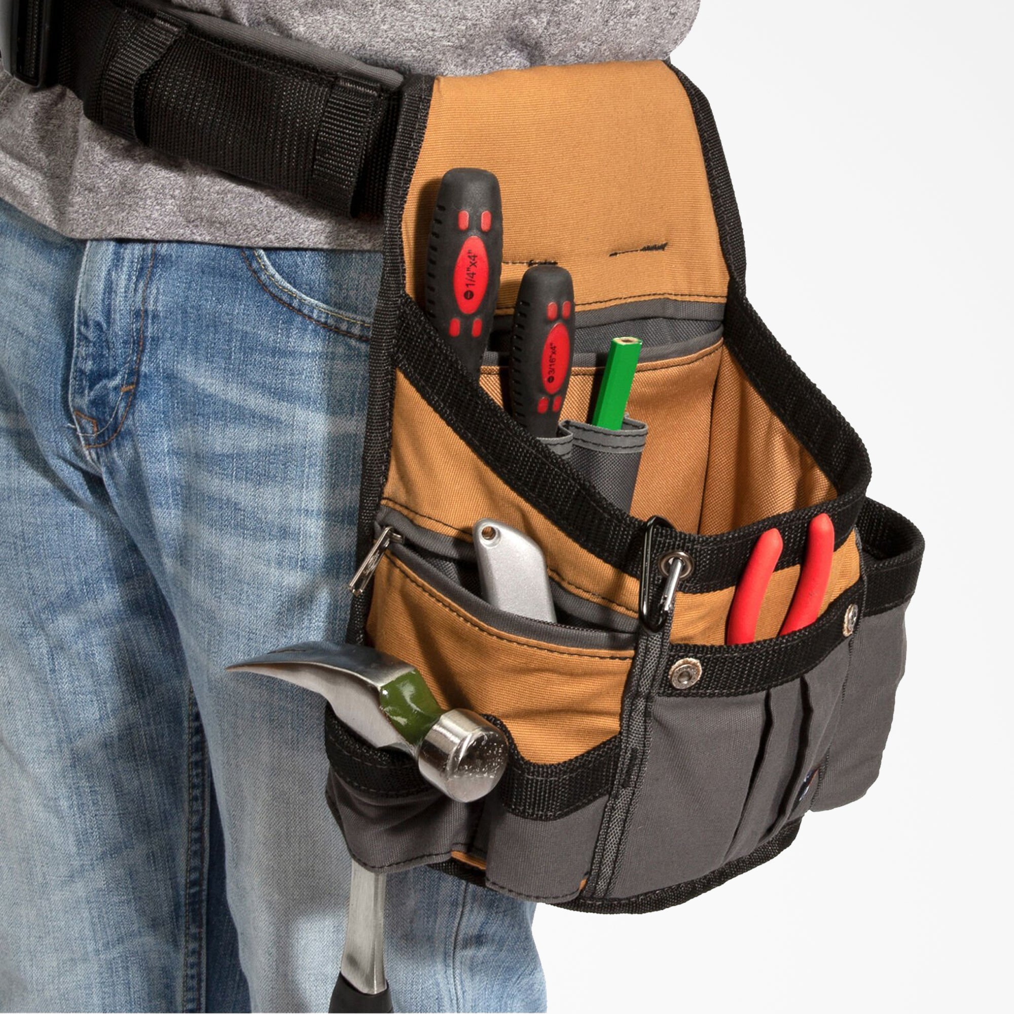 8-Pocket Utility Pouch & Padded Belt Set For Men | Dickies