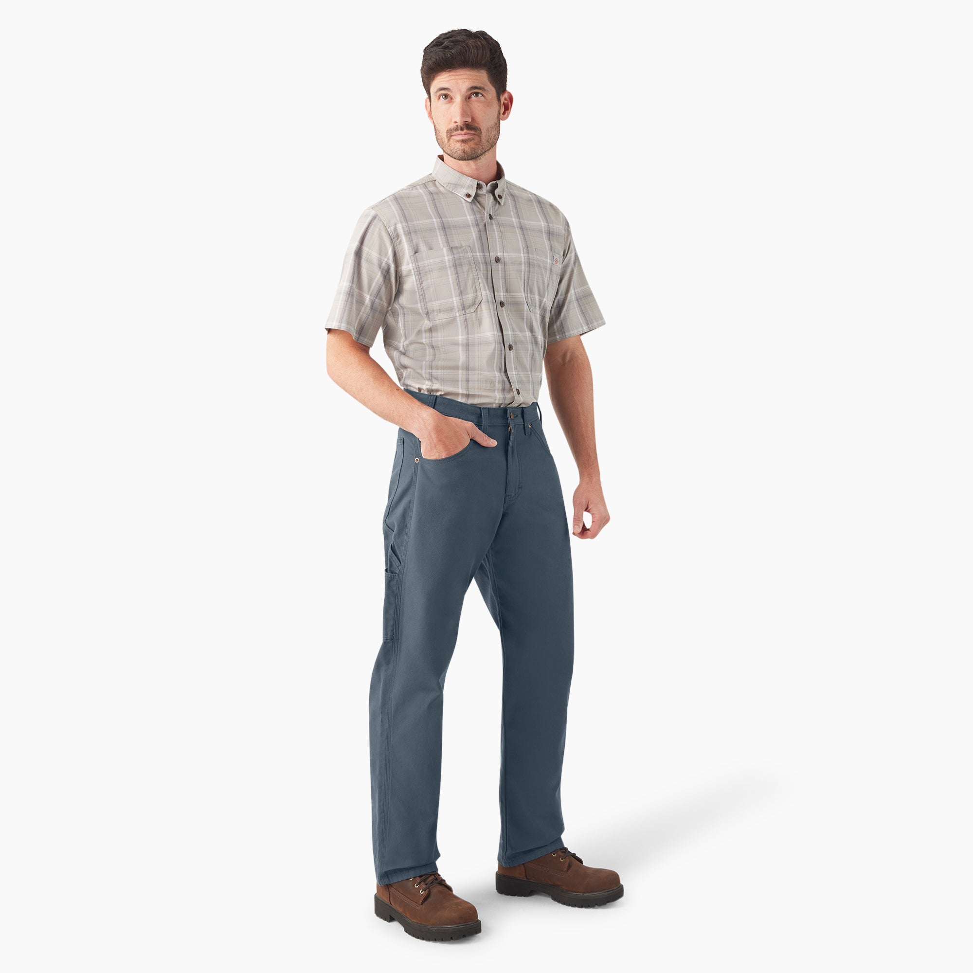 Relaxed Fit Heavyweight Duck Carpenter Pants For Men | Dickies