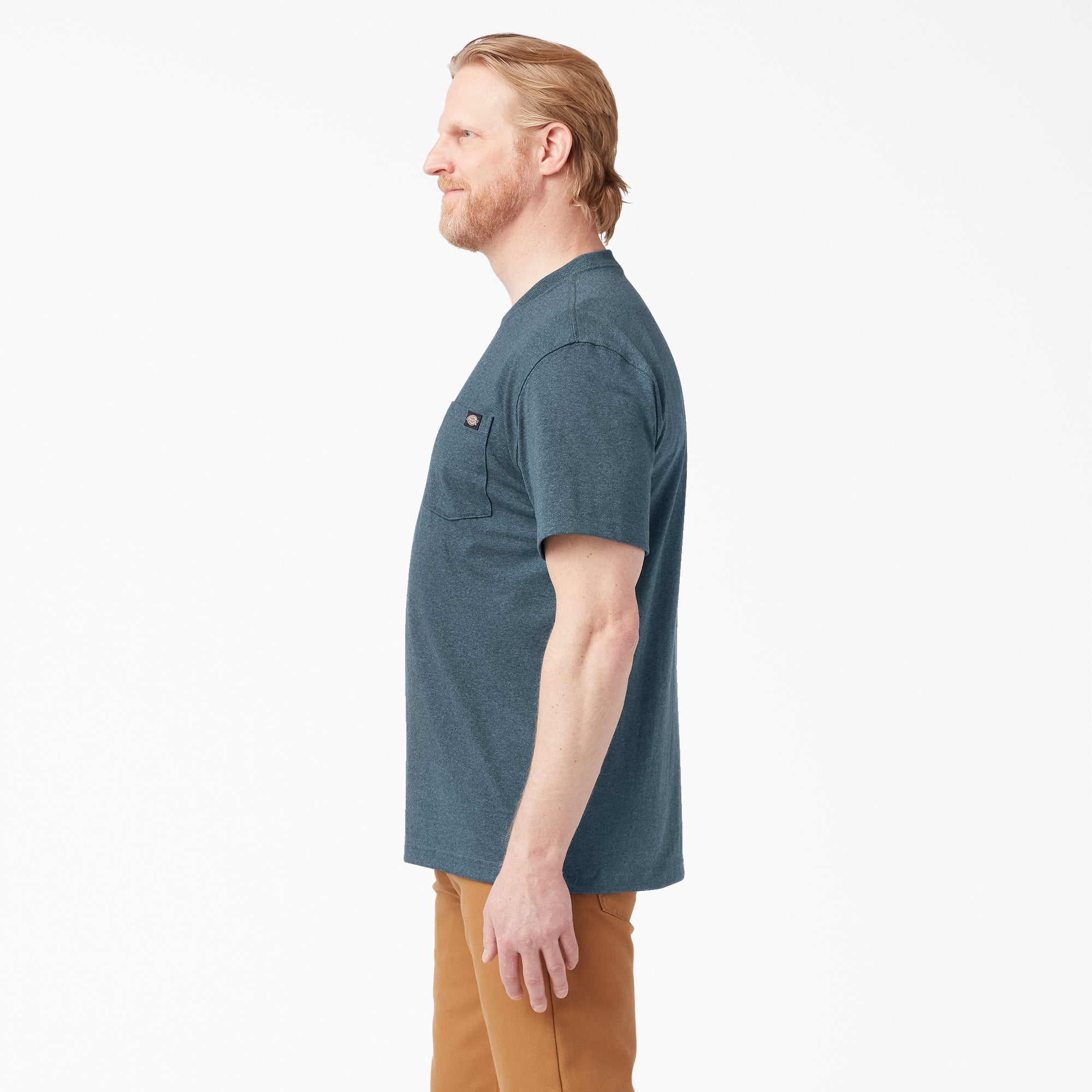 Heavyweight Heathered Short Sleeve Pocket T-Shirt For Men | Dickies