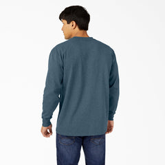 Heavyweight Heathered Long Sleeve Pocket T-Shirt For Men | Dickies