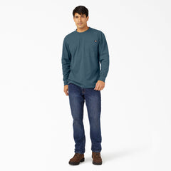Heavyweight Heathered Long Sleeve Pocket T-Shirt For Men | Dickies