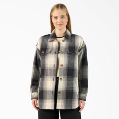 Women's Flannel Shacket For Sale | Dickies