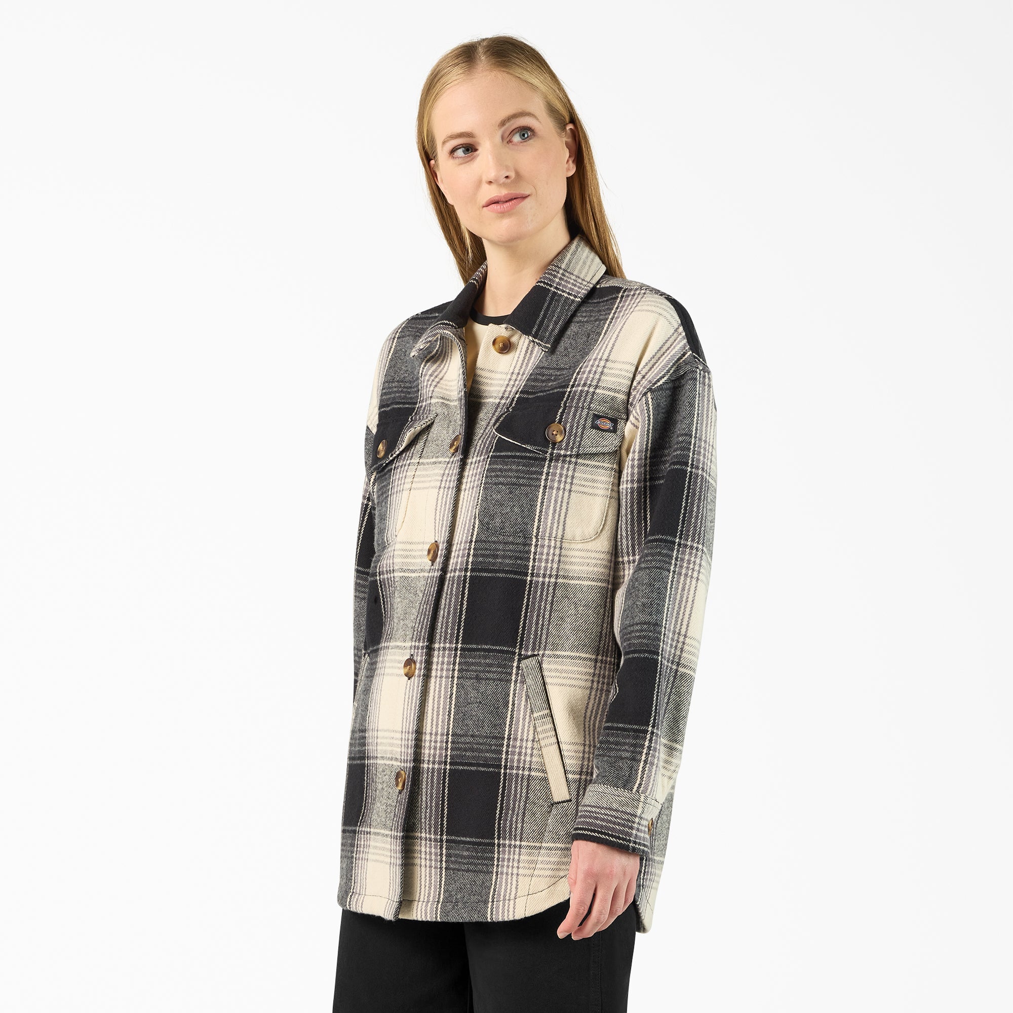Women's Flannel Shacket For Sale | Dickies