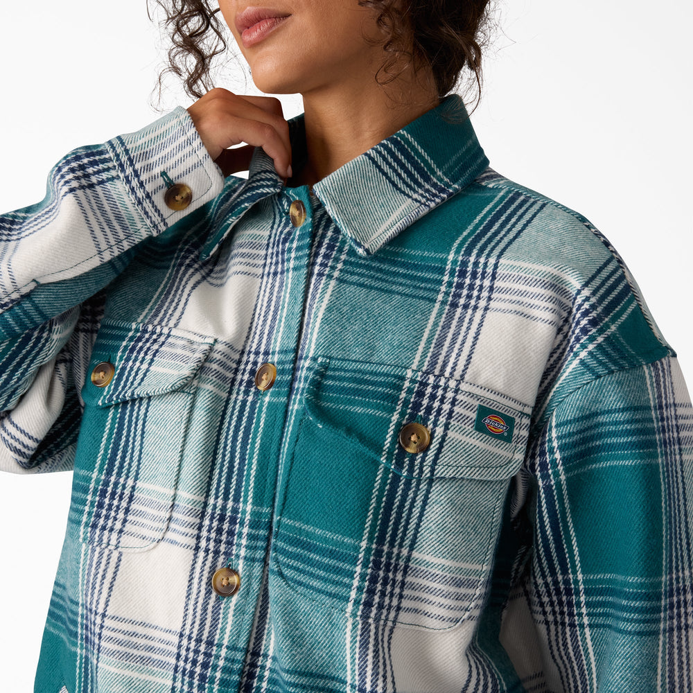 Women's Flannel Shacket For Women | Dickies