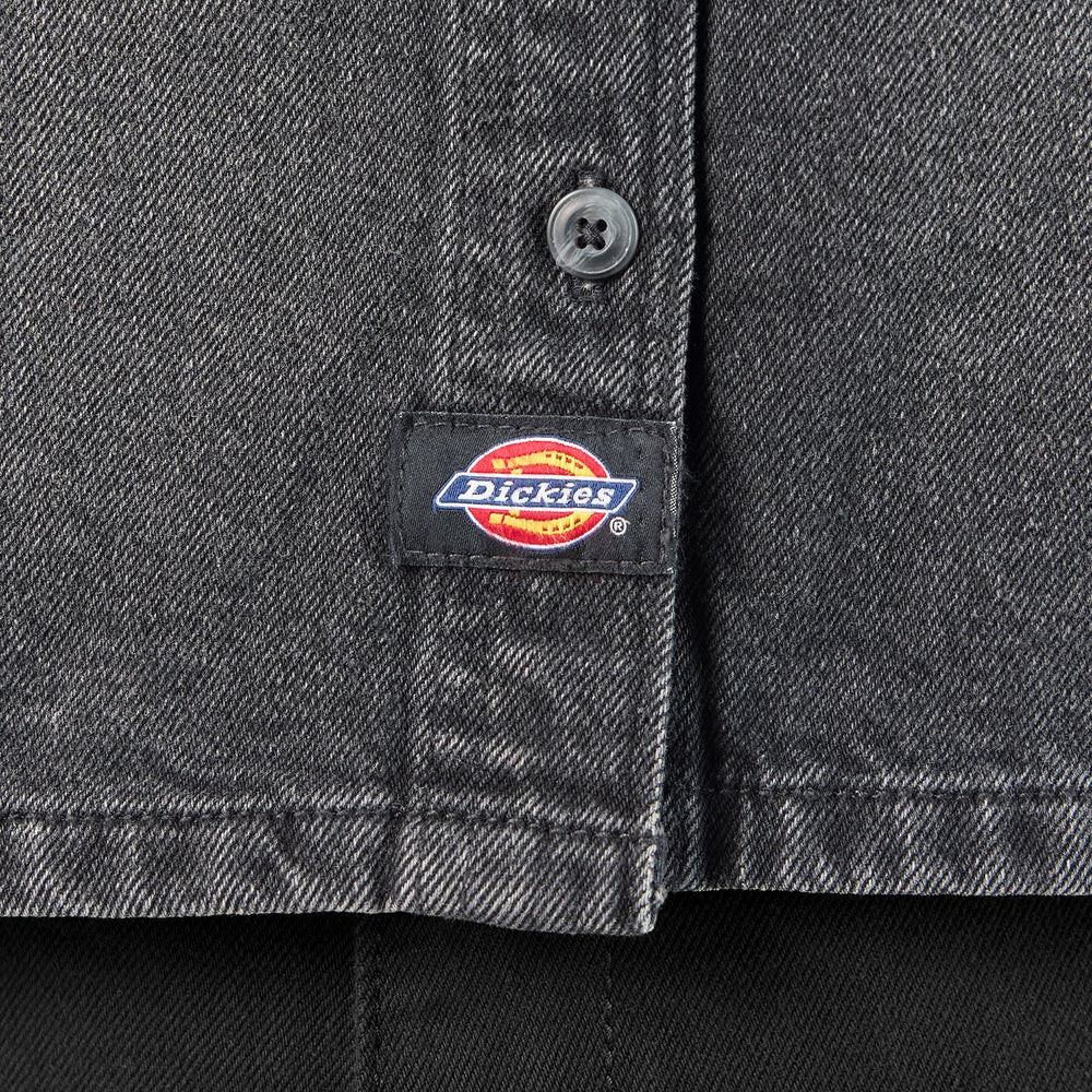 Women's Cropped Denim Work Shirt For Women|Sale | Dickies