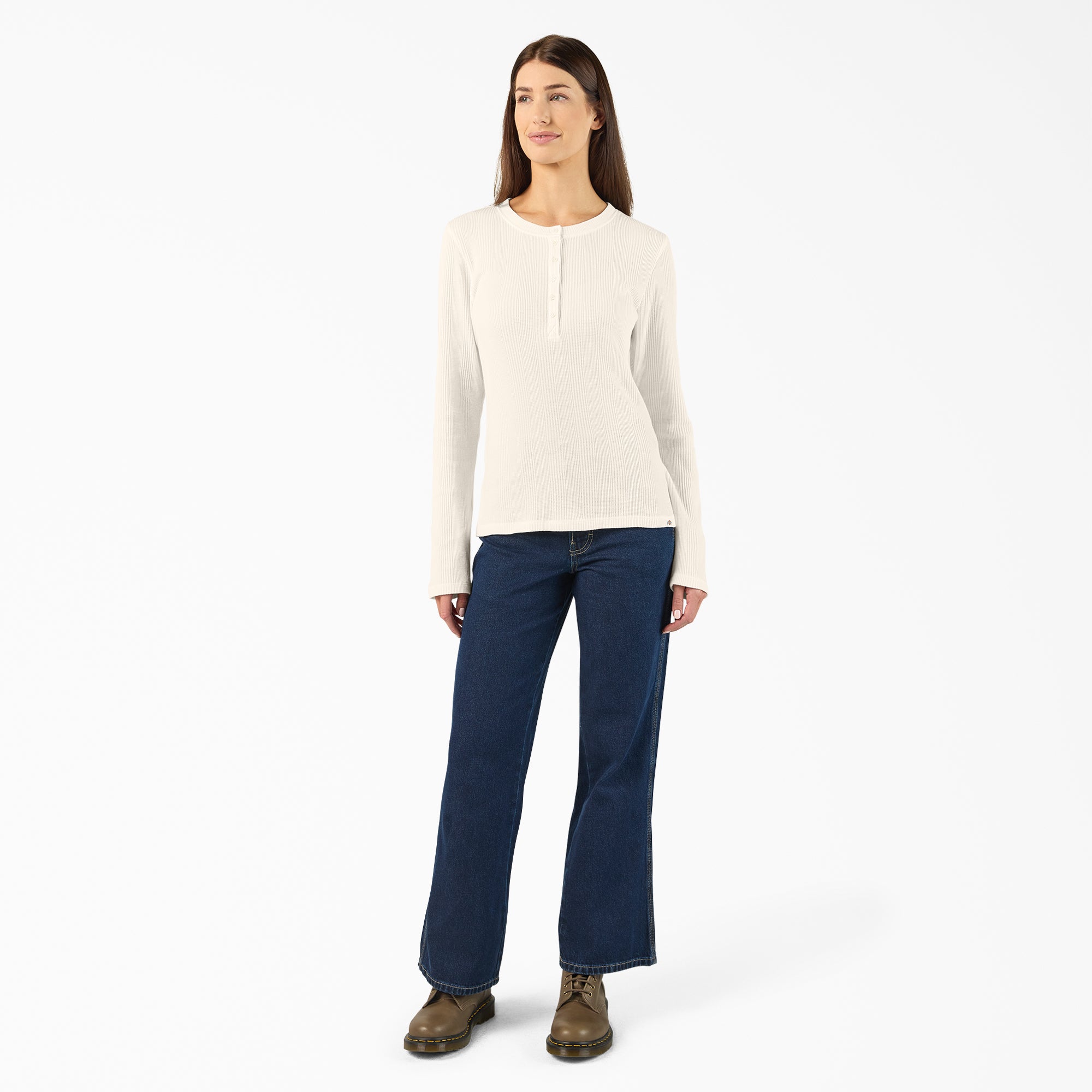 Women’s Crewneck Henley Shirt For Women | Dickies