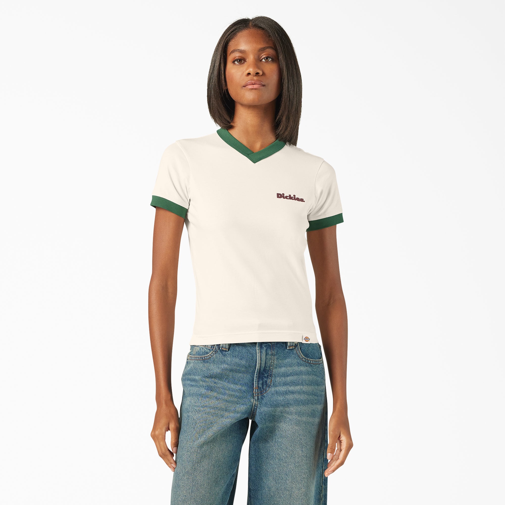 Women’s Slayden Ringer Tee For Sale | Dickies