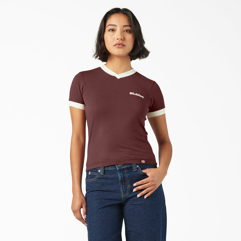 Women’s Slayden Ringer Tee For Women | Dickies