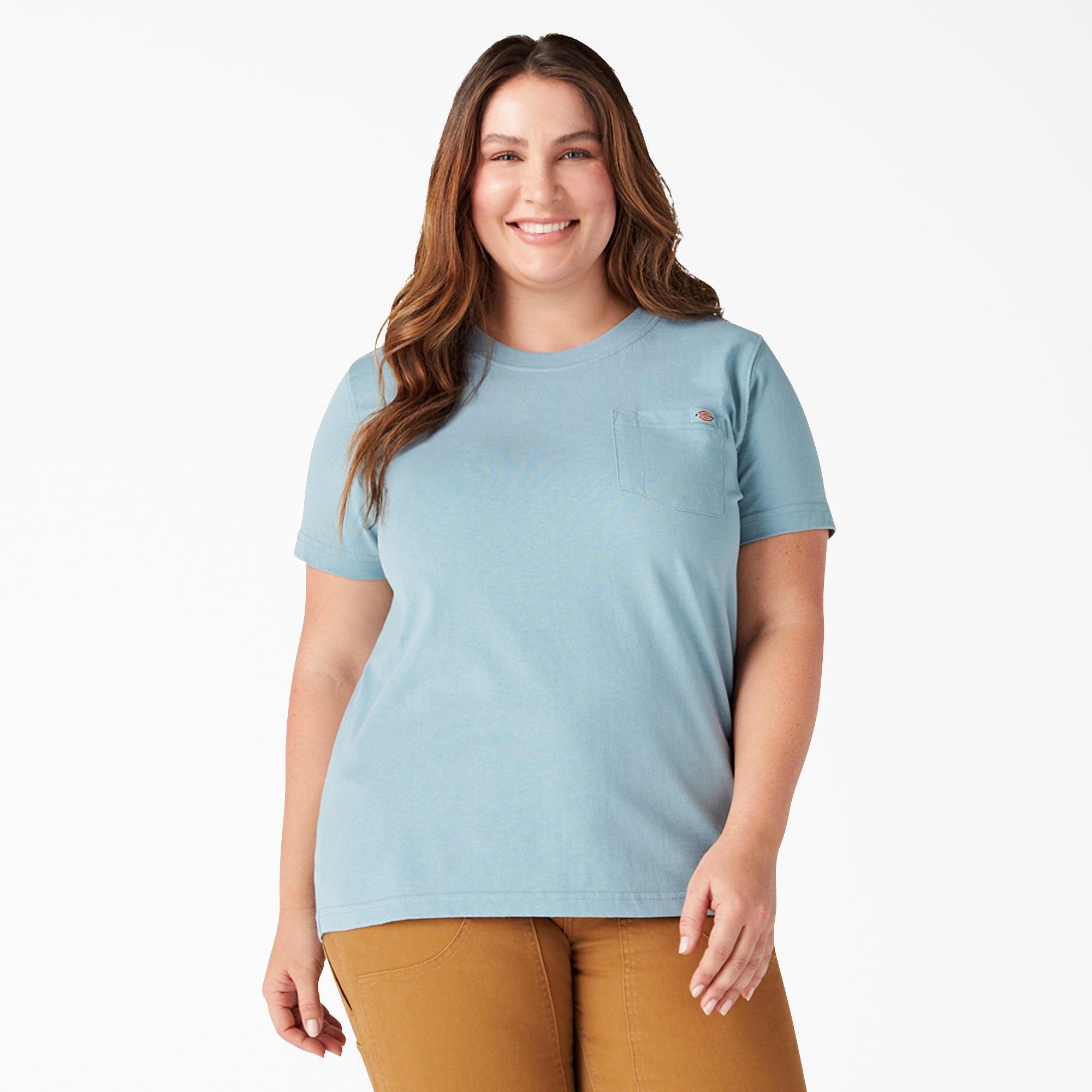 Women's Plus Heavyweight Short Sleeve Pocket T-Shirt For Women | Dickies