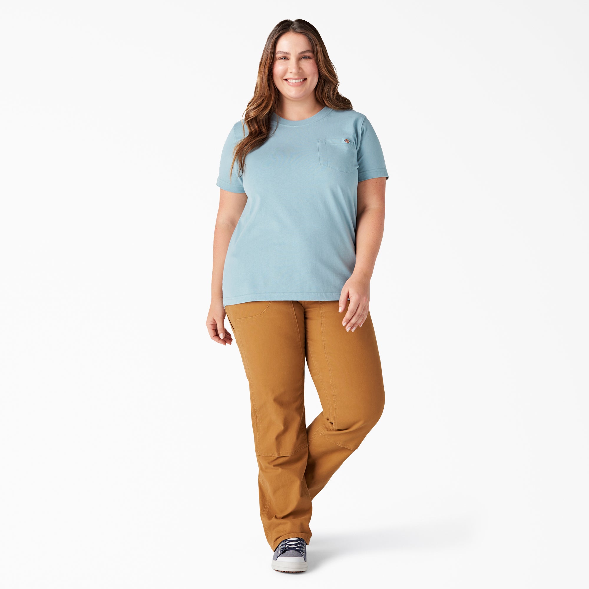 Women's Plus Heavyweight Short Sleeve Pocket T-Shirt For Women | Dickies