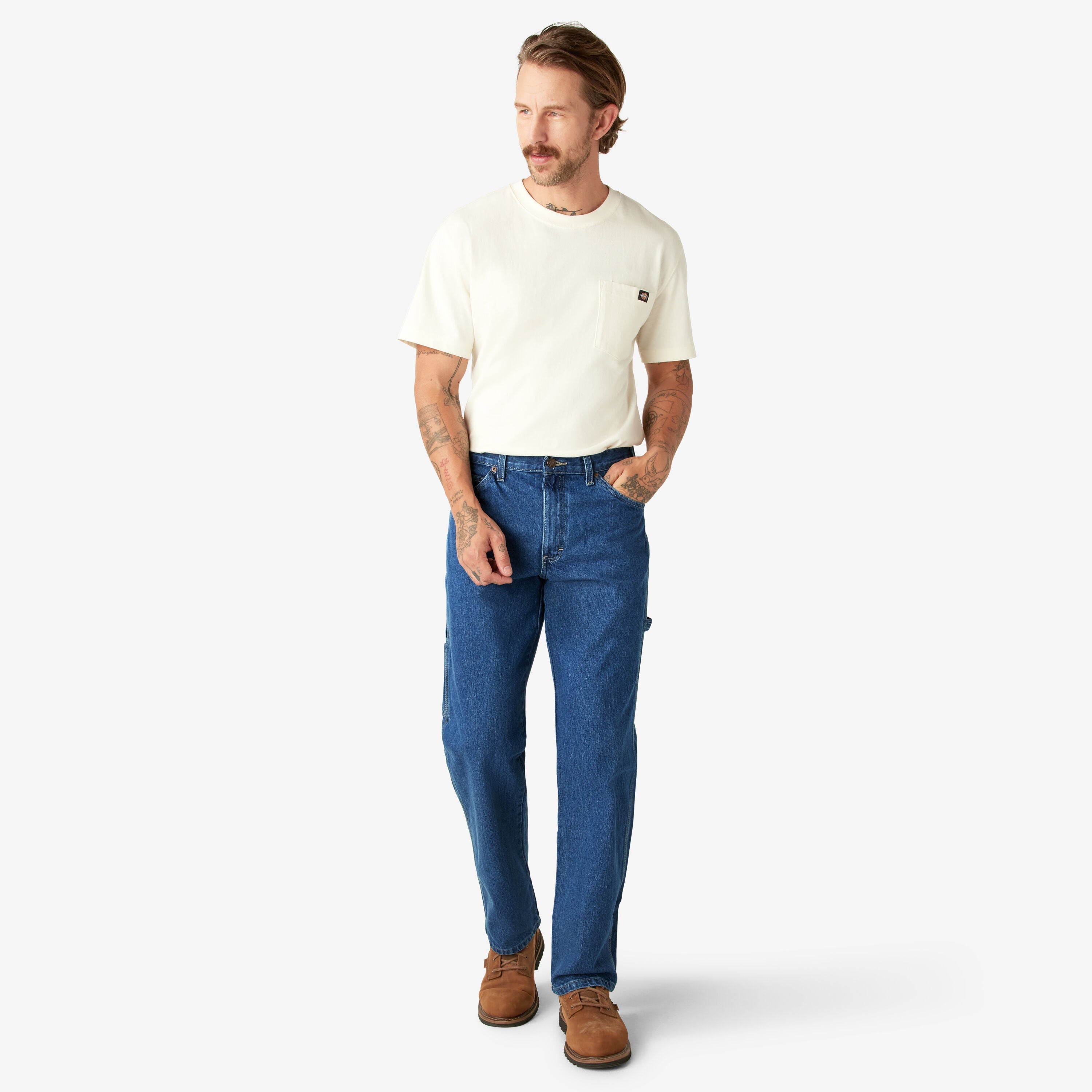 Relaxed Fit Heavyweight Carpenter Jeans For Men | Dickies