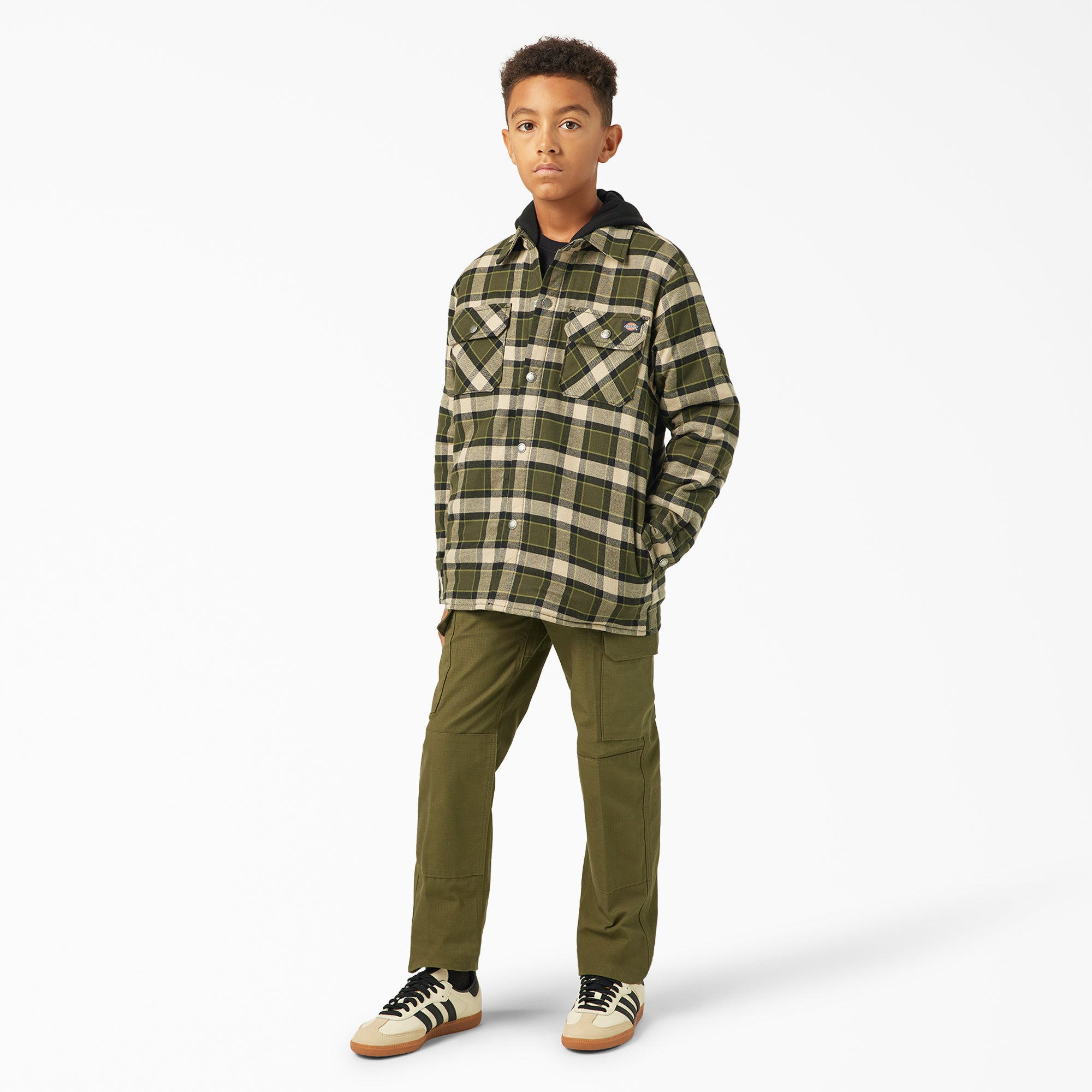 Boys’ Flannel Shirt Jacket For Kids | Dickies