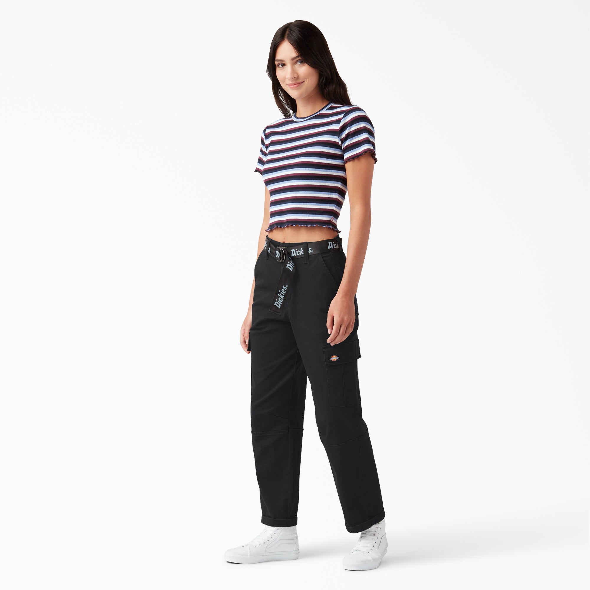 Women's Relaxed Fit Cropped Cargo Pants For Women | Dickies