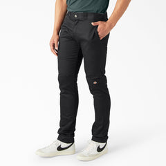 FLEX Skinny Fit Double Knee Work Pants For Men | Dickies