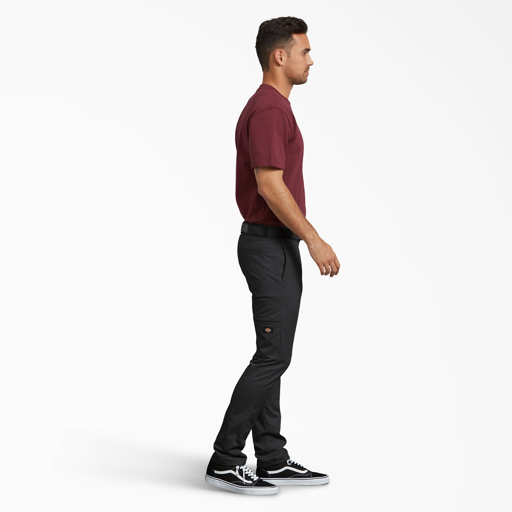 FLEX Skinny Fit Double Knee Work Pants For Men | Dickies