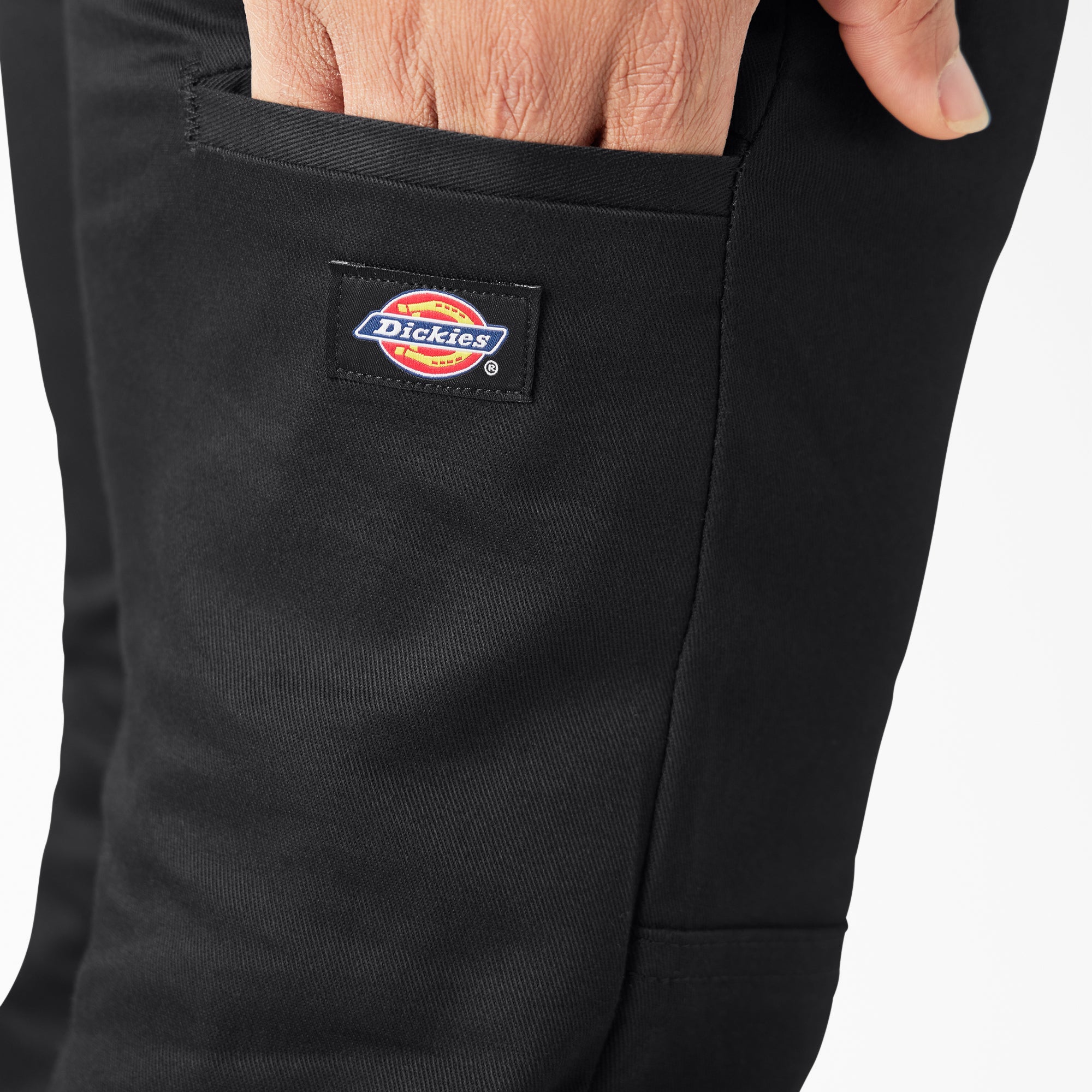 FLEX Skinny Fit Double Knee Work Pants For Men | Dickies