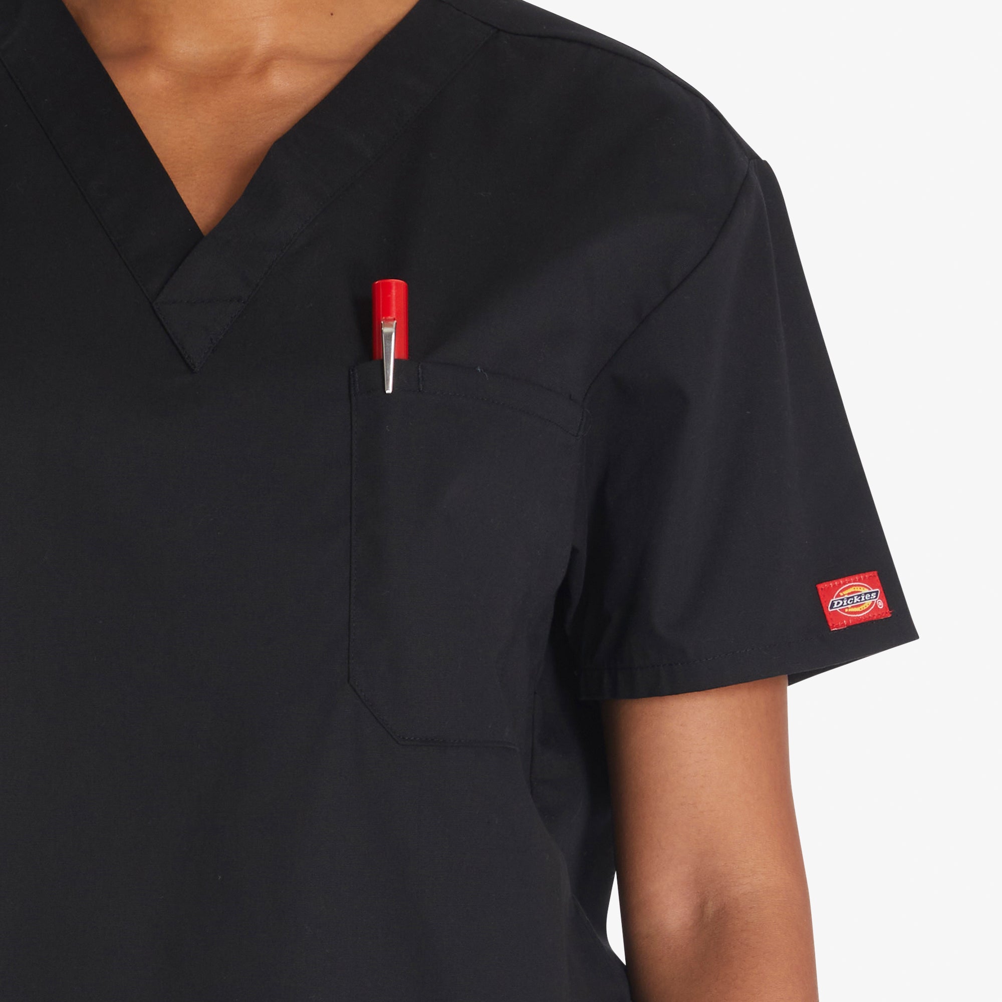 Unisex EDS Signature V-Neck Scrub Top For Men|Scrubs|Women | Dickies