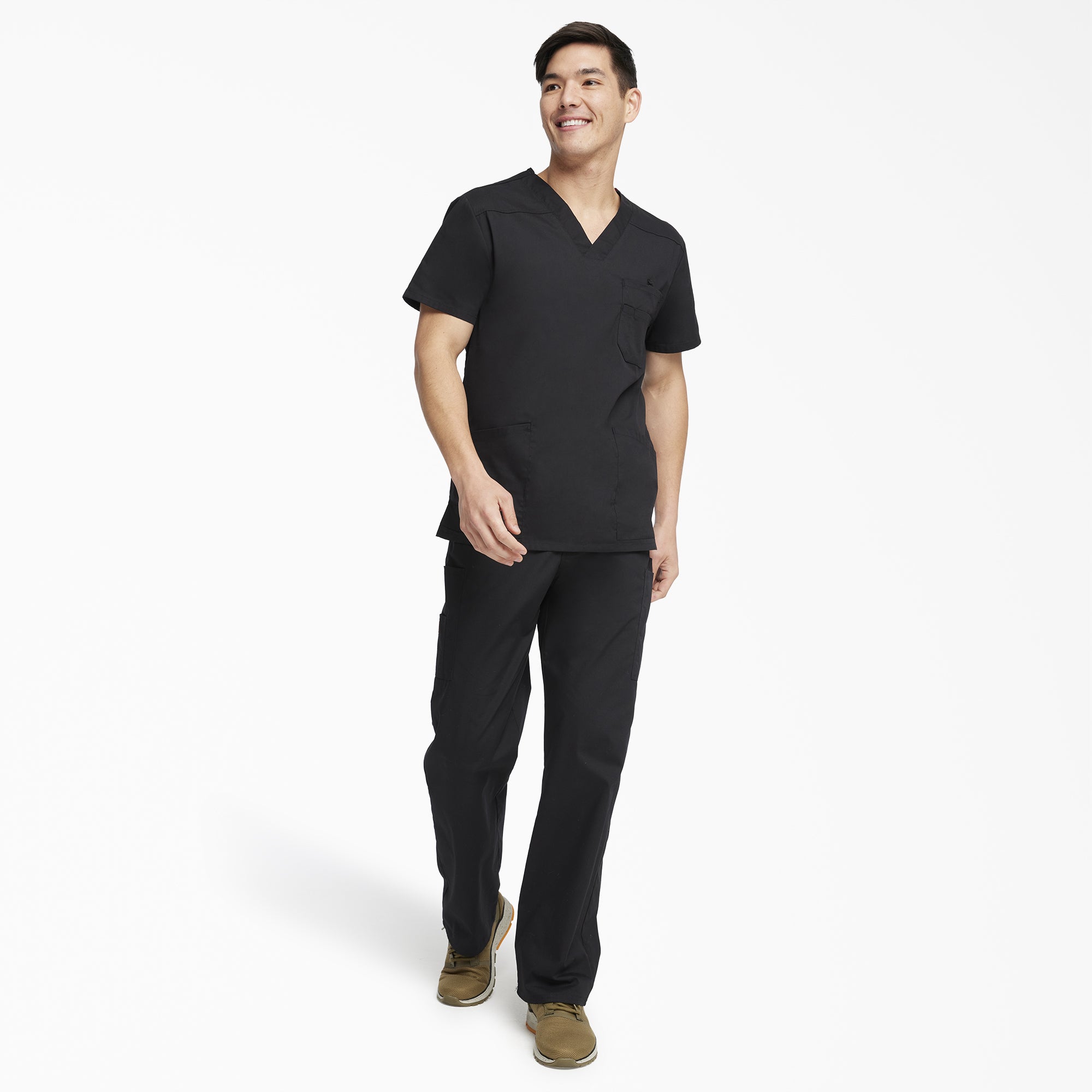 Men's EDS Signature V-Neck Scrub Top For Men|Scrubs | Dickies