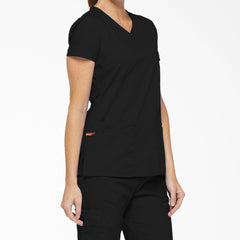 Women's EDS Signature V-Neck Scrub Top For Women|Scrubs | Dickies