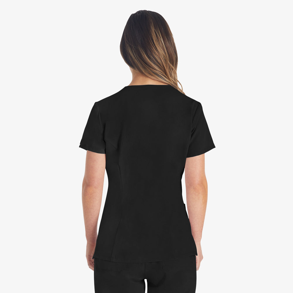 Women's EDS Essentials V-Neck Scrub Top For Women|Scrubs | Dickies