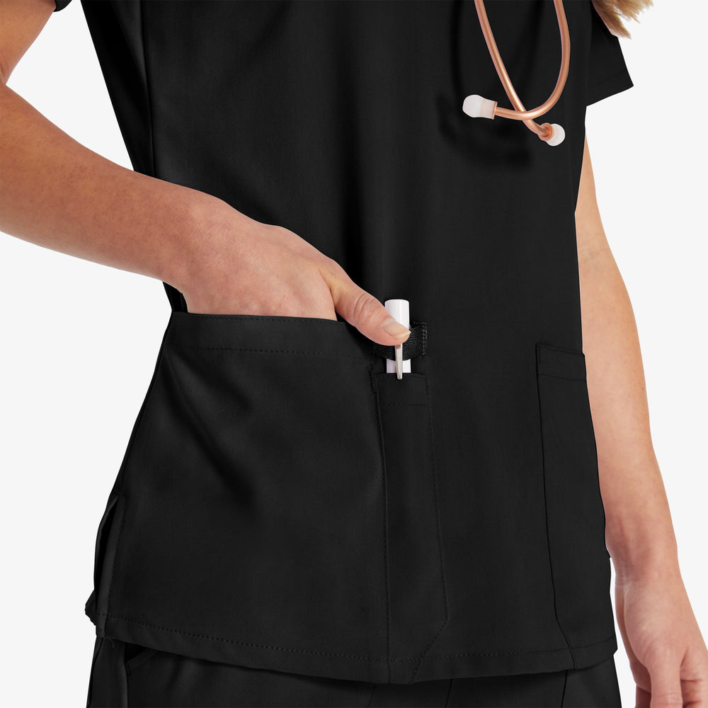 Women's EDS Essentials V-Neck Scrub Top For Women|Scrubs | Dickies