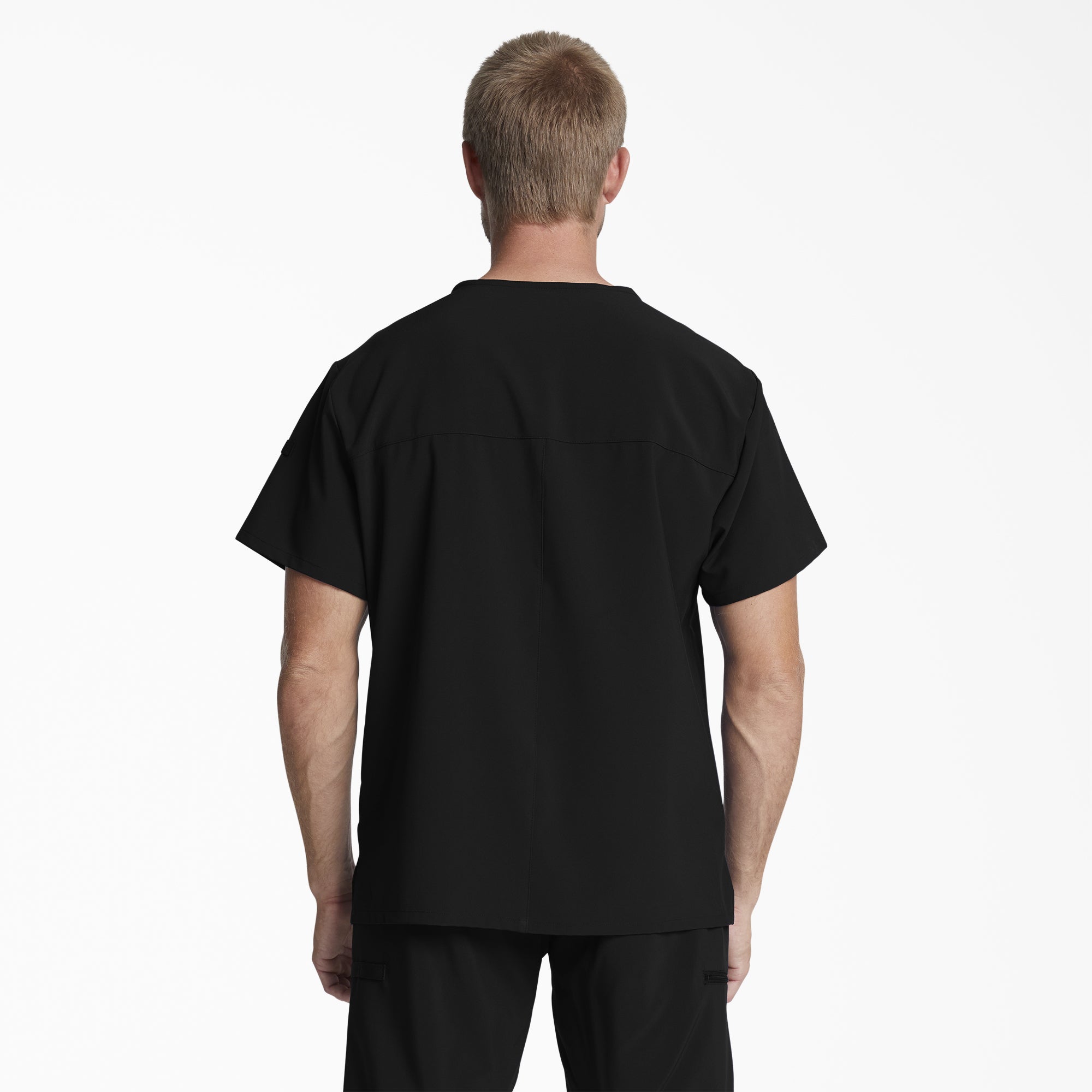 Men's EDS Essentials Tuckable V-Neck Scrub Top For Men|Scrubs | Dickies