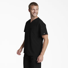 Men's EDS Essentials Tuckable V-Neck Scrub Top For Men|Scrubs | Dickies