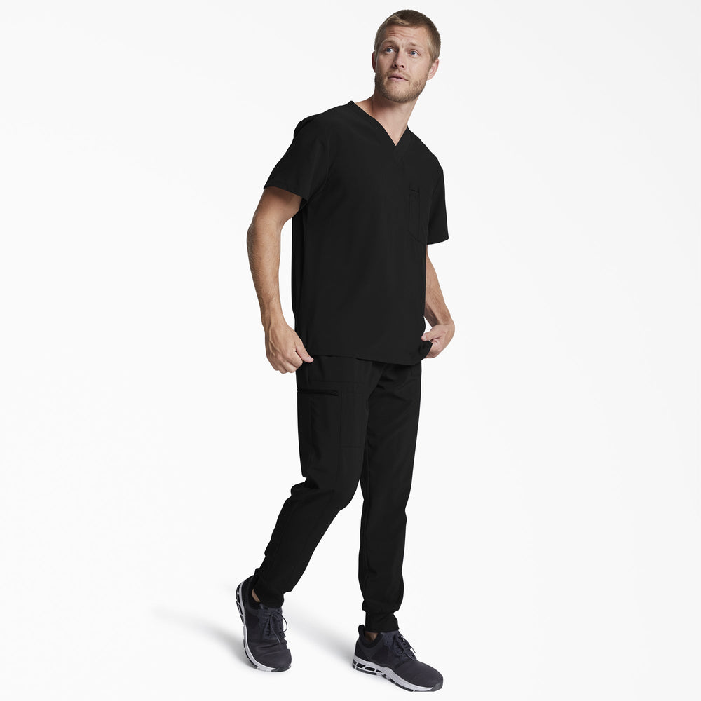 Men's EDS Essentials Tuckable V-Neck Scrub Top For Men|Scrubs | Dickies