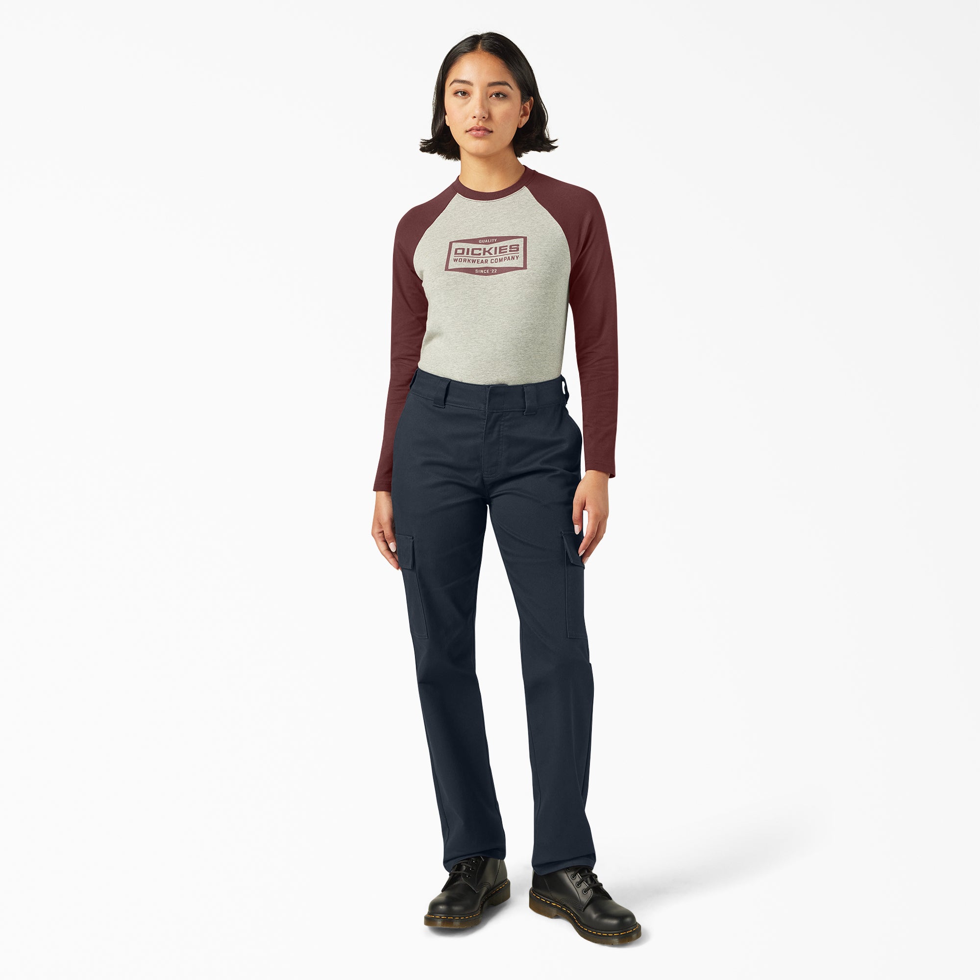 Women's Super Flex Straight Leg Cargo Pants For Women | Dickies