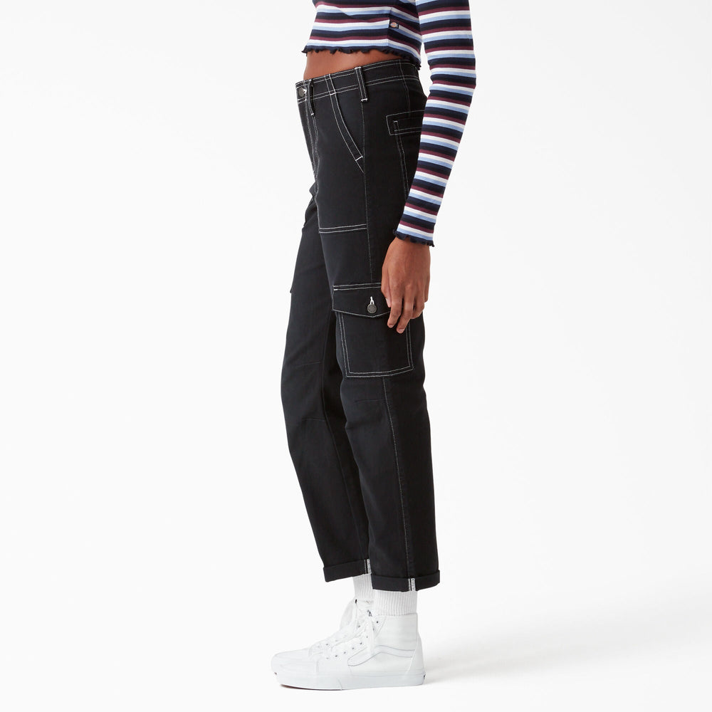 Women's Skinny Fit Cuffed Cargo Pants For Women | Dickies