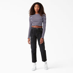 Women's Skinny Fit Cuffed Cargo Pants For Women | Dickies